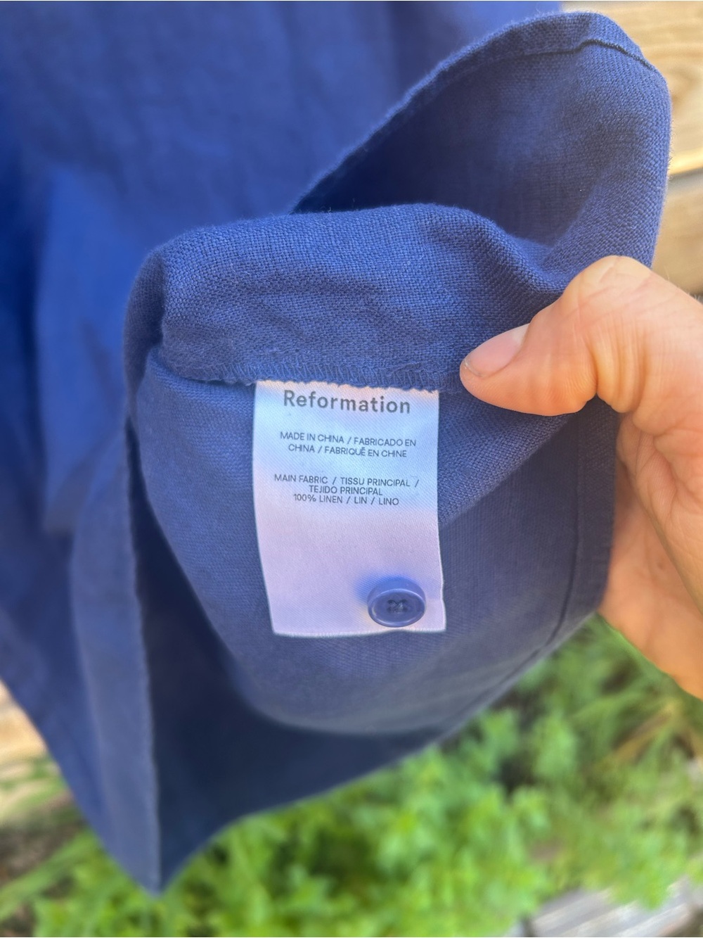 Reformation Jessi Linen Mini Dress - 0 - Picture 5 of 8